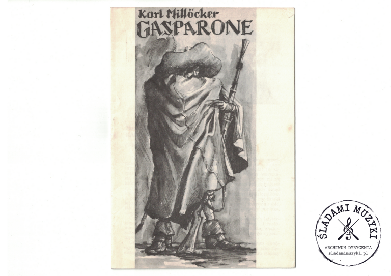 Program operetki "Gasparone" - Opera i Operetka w Krakowie (Zbigniew Toffel) » Śladami Muzyki Skan 5