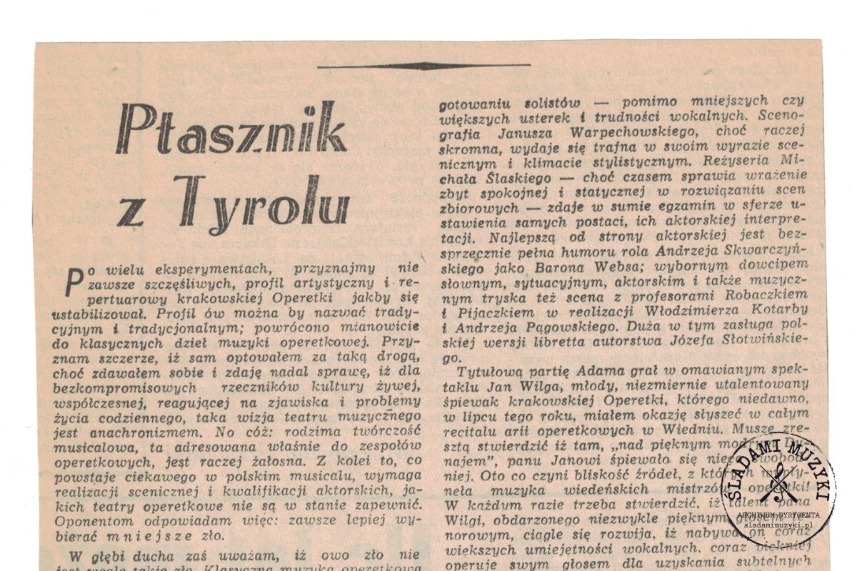 sladami » Śladami Muzyki sladami